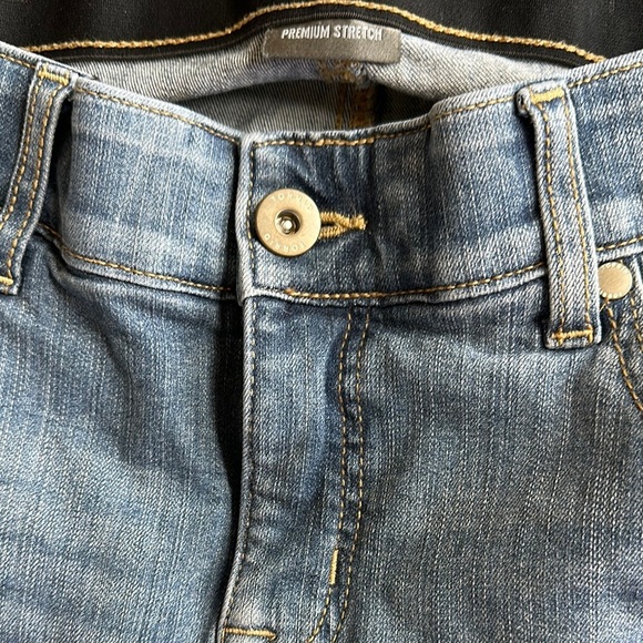 Torrid Blue Skinny Jeans with Distressed Details - Picture 5 of 10